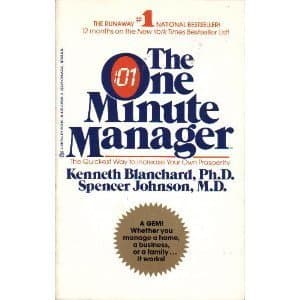 Book cover for The One Minute Manager by Blanchard, Kenneth
