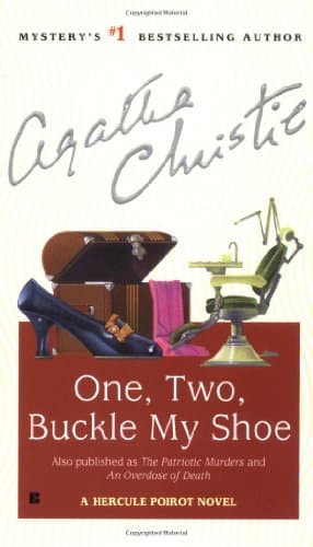 Book cover for One, Two, Buckle My Shoe (Hercule Poirot) by Christie, Agatha