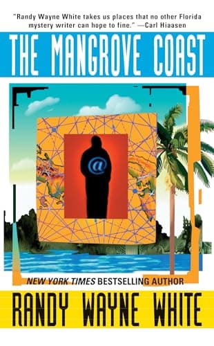 Book cover for The Mangrove Coast (A Doc Ford Novel) by White, Randy Wayne