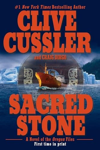 Book cover for Sacred Stone (The Oregon Files) by Cussler, Clive