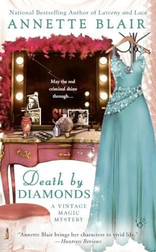 Book cover for Death by Diamonds (A Vintage Magic Mystery) by Blair, Annette