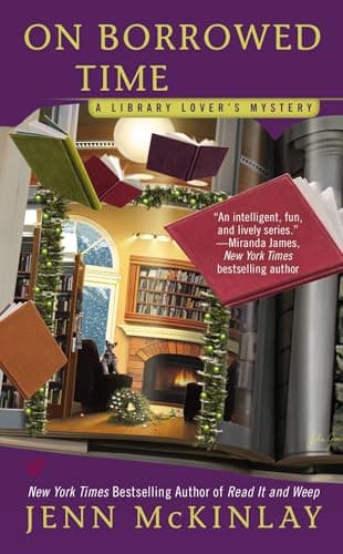 Book cover for On Borrowed Time (A Library Lover's Mystery) by McKinlay, Jenn