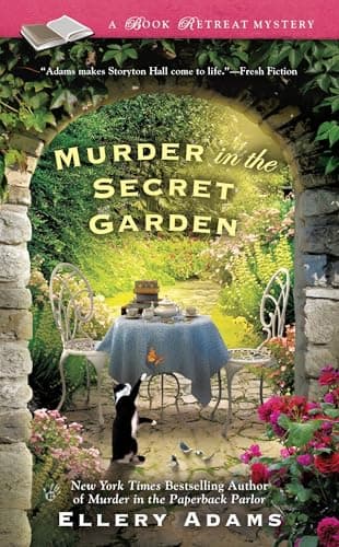 Book cover for Murder in the Secret Garden (A Book Retreat Mystery) by Adams, Ellery
