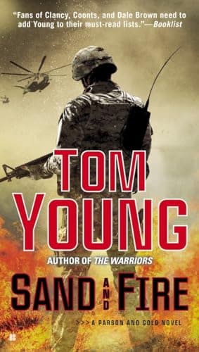 Book cover for Sand and Fire (A Parson and Gold Novel) by Young, Tom