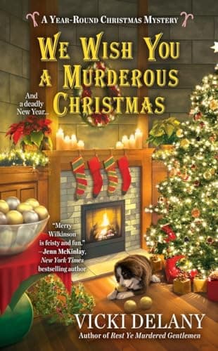 Book cover for We Wish You a Murderous Christmas (A Year-Round Christmas Mystery) by Delany, Vicki