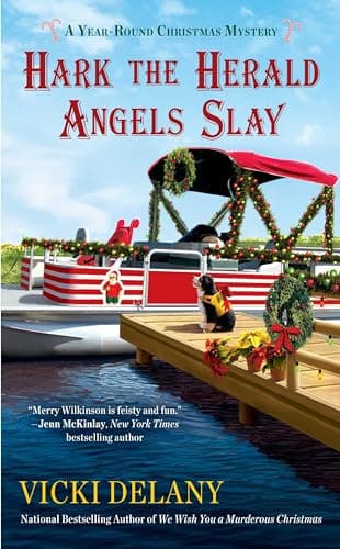 Book cover for Hark the Herald Angels Slay (A Year-Round Christmas Mystery) by Delany, Vicki