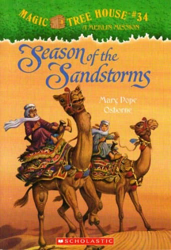 Book cover for Seasons of the Sandstorms (Magic Tree House, A Merlin Mission) by Mary Pope Osborne