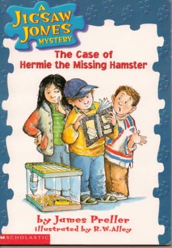 Book cover for The Case of Hermie the Missing Hamster (Jigsaw Jones Mystery, No. 1) by James Preller
