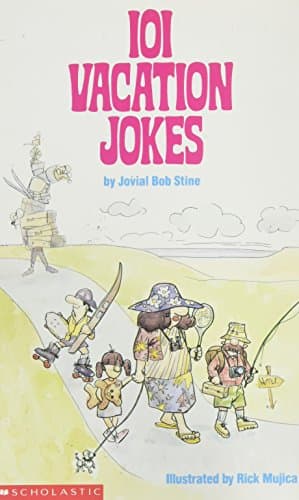 Book cover for 101 Vacation Jokes by Stine, Jovial Bob; Stine, Jane