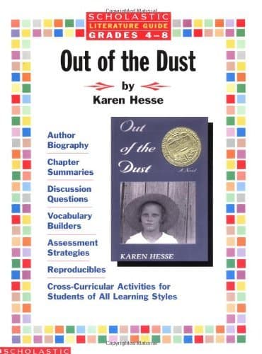 Book cover for Literature Guide: Out of the Dust by Hesse, Karen