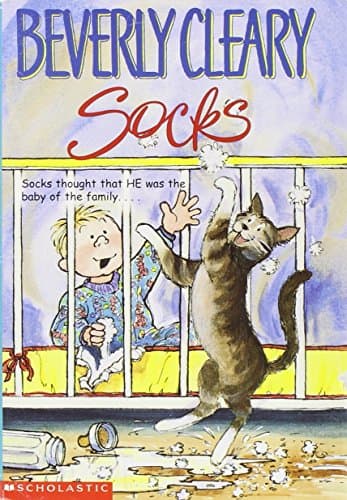 Book cover for Socks by Beverly Cleary
