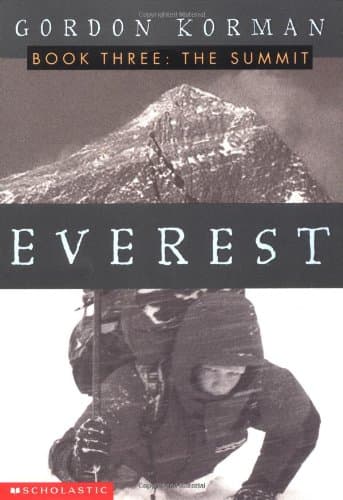 Book cover for Everest, Book 3: The Summit by Korman, Gordon