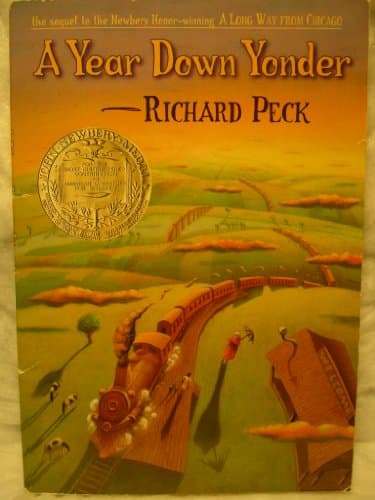 Book cover for A Year Down Yonder by Richard Peck