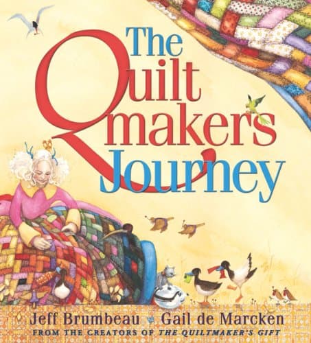 Book cover for Library Book: The Quiltmaker's Journey by National Geographic Learning