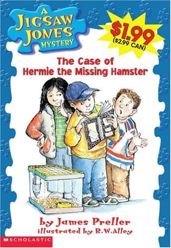 Book cover for The Case of Hermie the Missing Hamster (Jigsaw Jones Mystery, No. 1) by Preller, James