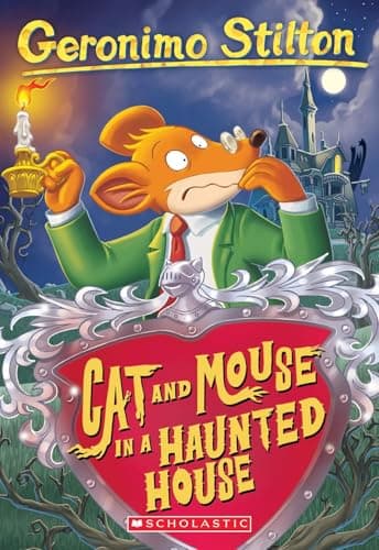 Book cover for Cat and Mouse in a Haunted House (Geronimo Stilton, No. 3) by Geronimo Stilton