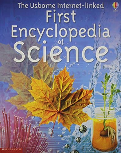Book cover for The Usborne Internet-linked First Encyclopedia of Science by Rachel Firth