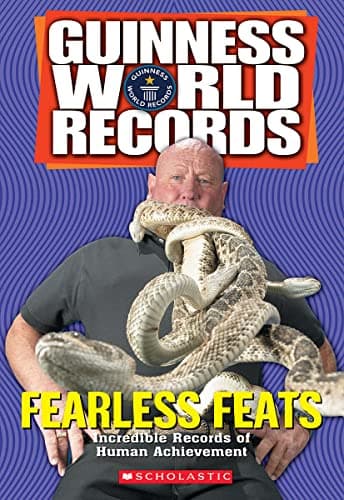 Book cover for Guinness World Records: Fearless Feats by Laurie Calkhoven
