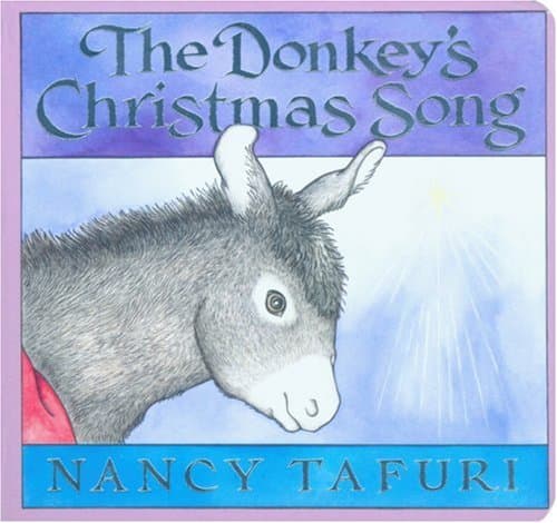 Book cover for Donkey's Christmas Song by Tafuri, Nancy