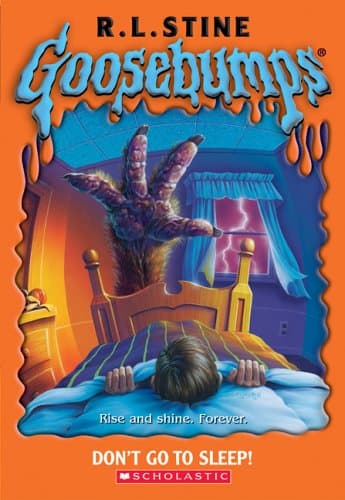 Book cover for Goosebumps #54: Don't Go to Sleep! by Stine, R L