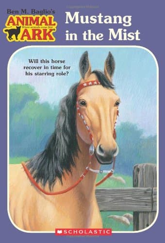 Book cover for Mustang in the Mist (Animal Ark) by Ben M. Baglio