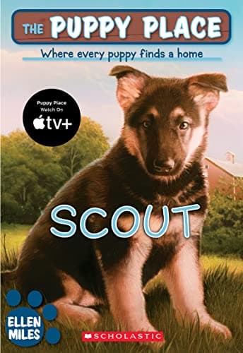 Book cover for Scout (The Puppy Place, No. 7) by Miles, Ellen