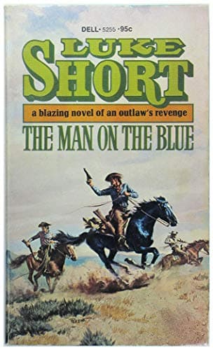 Book cover for Man on the Blue, The by Short, Luke