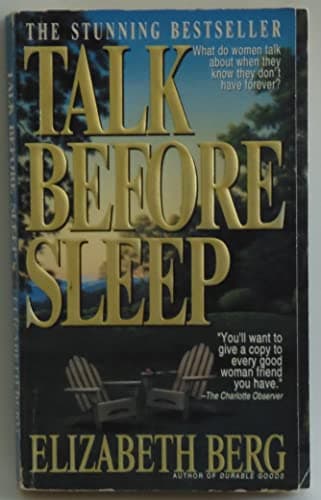 Book cover for Talk Before Sleep by Berg, Elizabeth