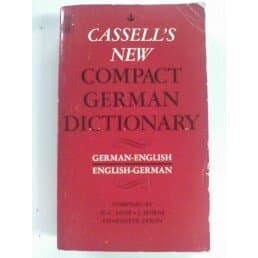 Book cover for Cassell's Compact German-English English-German Dictionary by Sasse, H. C.