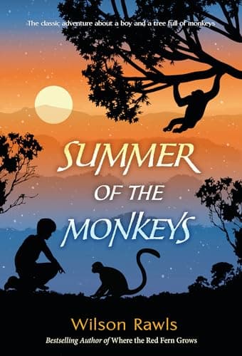 Book cover for Summer of the Monkeys by Rawls, Wilson