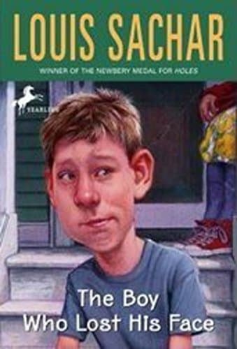 Book cover for The Boy Who Lost His Face by Louis Sachar