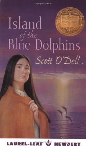 Book cover for Island of the Blue Dolphins by Scott O'Dell