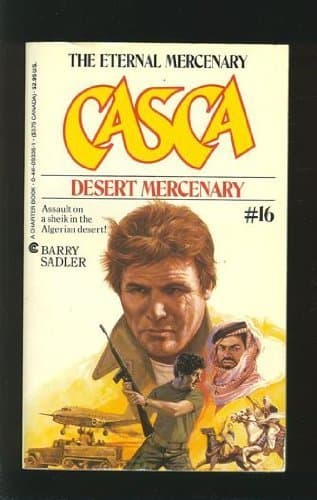 Book cover for Casca #16 Desert Mercenary by Sadler, Barry