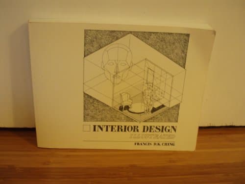 Book cover for Interior Design Illustrated by francis-d-k-ching