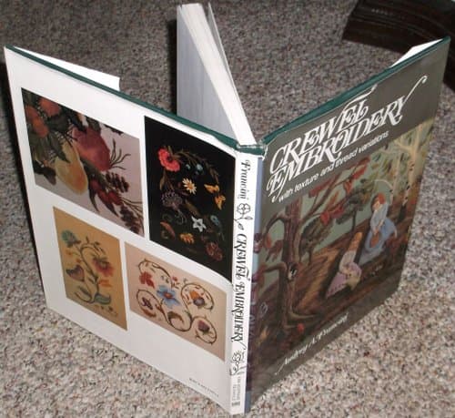 Book cover for Crewel embroidery: With texture and thread variations by Audrey A Francini