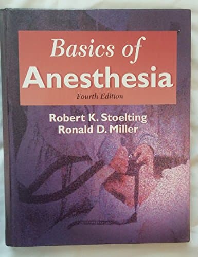 Book cover for Basics of Anesthesia by Stoelting MD, Robert K.