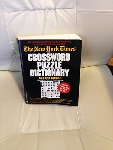 Book cover for The New York Times Crossword Puzzle Dictionary by Pulliam, Tom