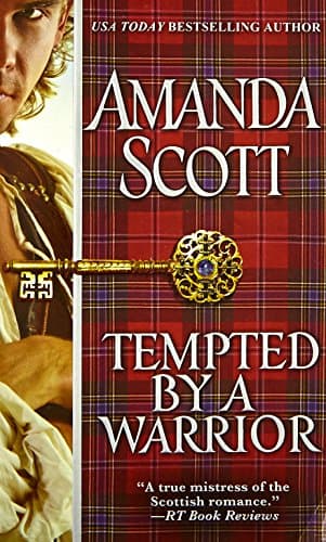 Book cover for Tempted by a Warrior (Galloway Trilogy, 3) by Scott, Amanda