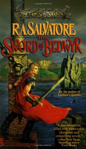 Book cover for The Sword of Bedwyr (The Crimson Shadow) by Salvatore, R. A.