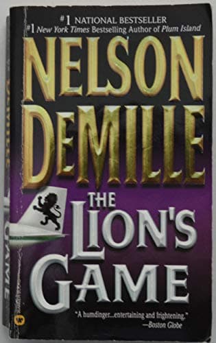 Book cover for The Lion's Game (A John Corey Novel, 2) by DeMille, Nelson