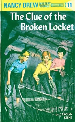 Book cover for The Clue of the Broken Locket (Nancy Drew, Book 11) by Keene, Carolyn
