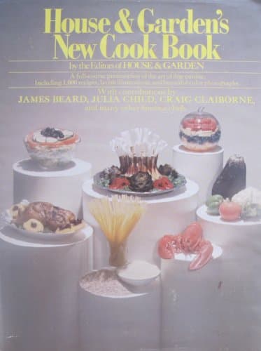 Book cover for House & garden's new cook book by Beard, James & Julia Child & Craig Claiborne & et. all