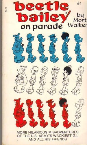 Book cover for Beetle Bailey on Parade (Beetle Bailey #6) by Walker, Mort