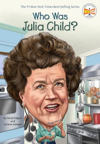 Book cover for Who Was Julia Child? by Edgers, Geoff