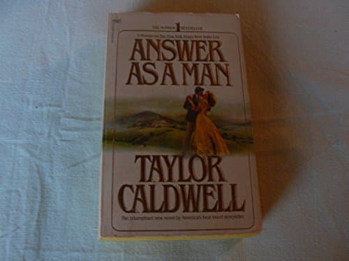 Book cover for Answer As a Man by Caldwell, Taylor