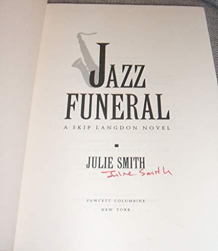 Book cover for Jazz Funeral by Smith, Julie