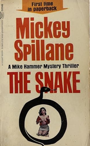 Book cover for The Snake by Spillane, Mickey
