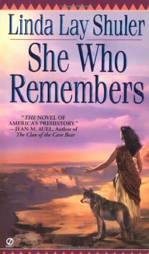 Book cover for She Who Remembers by Shuler, Linda Lay