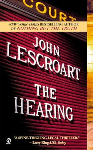 Book cover for The Hearing (Dismas Hardy) by Lescroart, John
