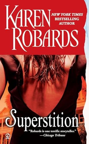 Book cover for Superstition by Robards, Karen
